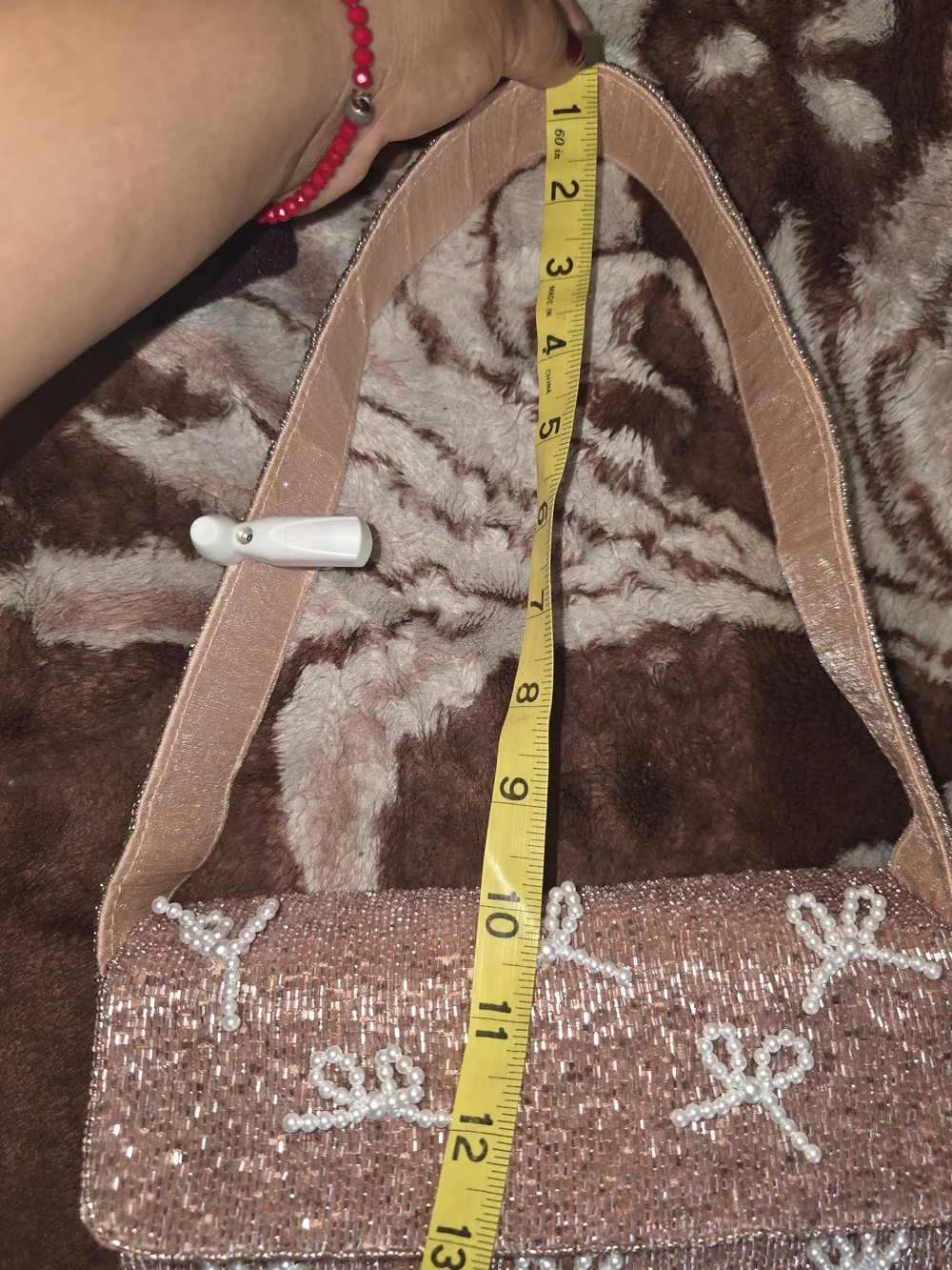 NEW ON 34TH Hand Beaded Shoulder Bag, Exclusively At Macy's In Pattern